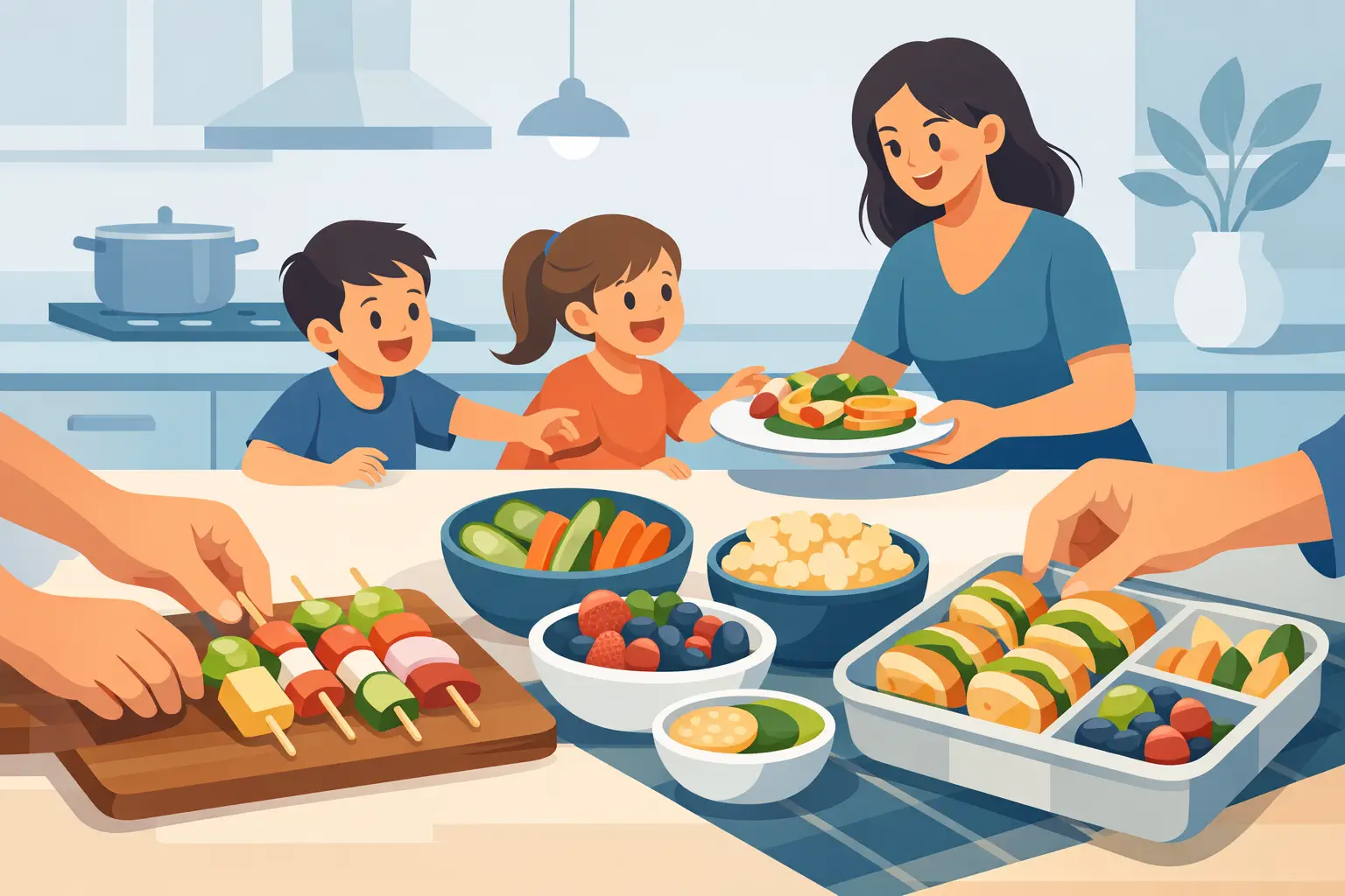 איך להכין נשנוש מהיר למשפחה בלי בלגן
